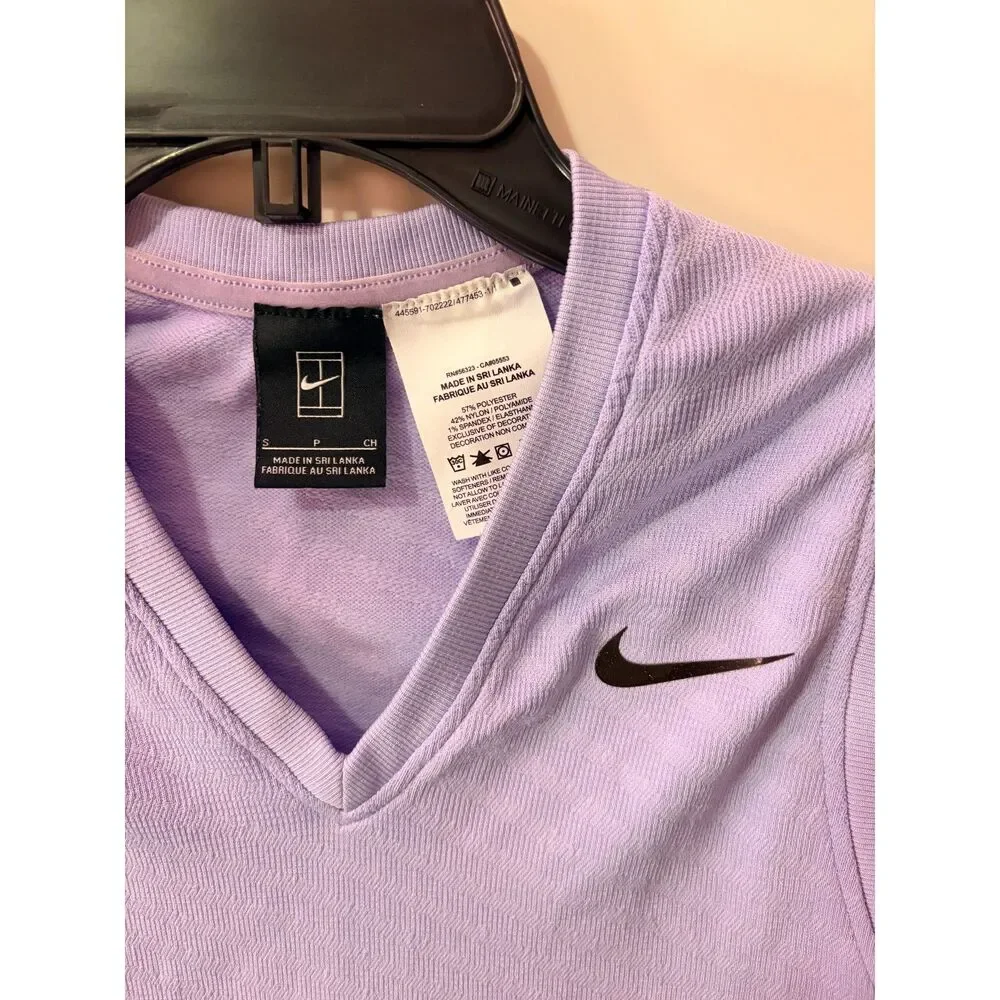 Rare Nike Womens Maria Tennis Dress Purple Solid Short Active Wear